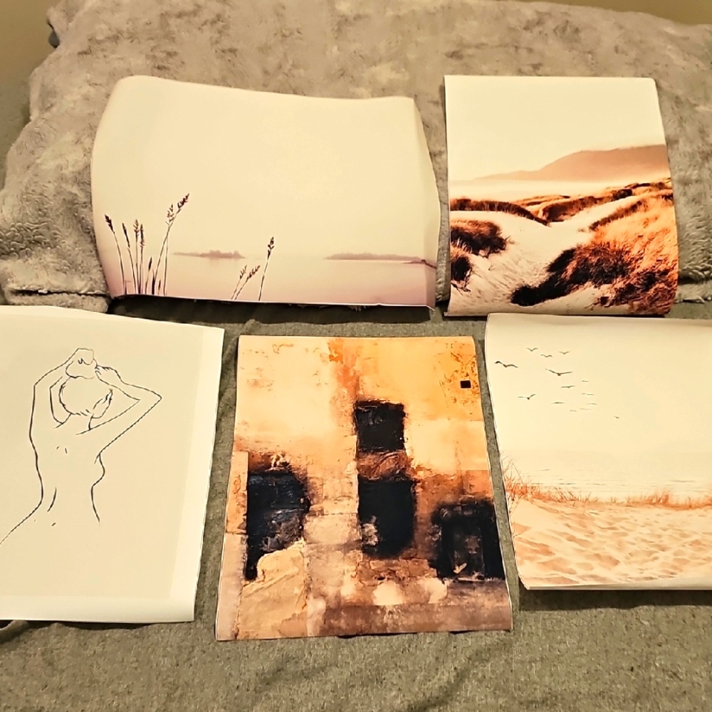 Abstract and Landscape Art Prints Set